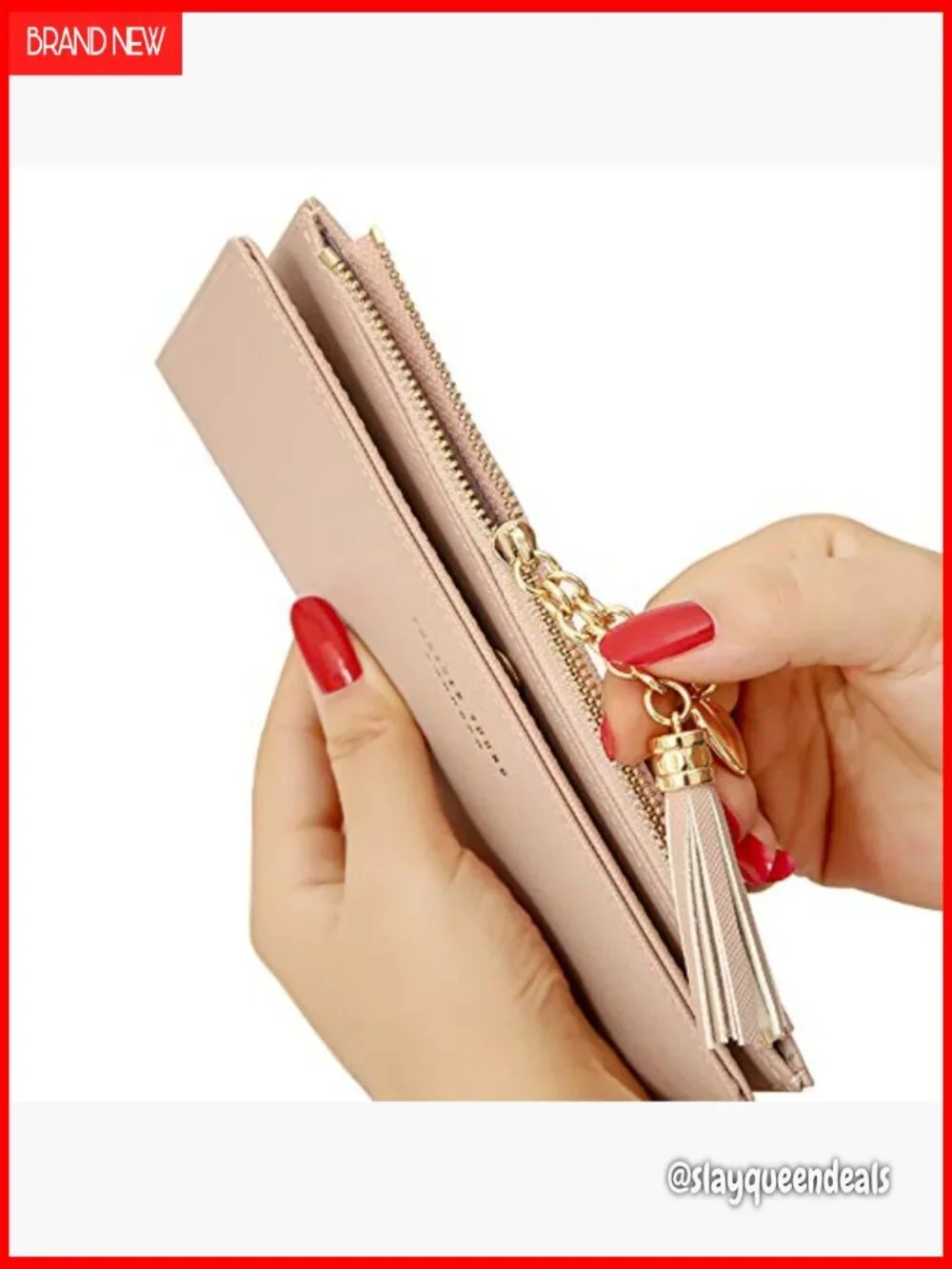 Slim RFID Blocking Leather Wallet with Phone Pocket, 11 Card Slots